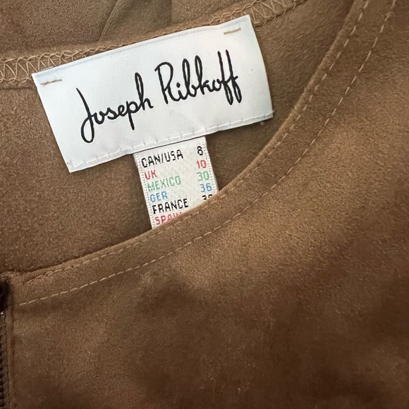 JOSEPH RIBKOFF Faux Suede/Leather Dress - Picture 8 of 8